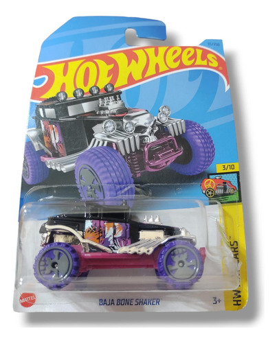 Baja Bone Shaker Hw Art Cars Hotwheels Mattel