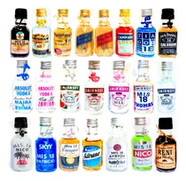 Comprar 15 Souvenirs Temáticos Personalizados Miniatura De Bebidas