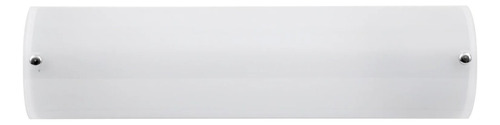 Arandela Calha Grande 11cm X 42cm Emalustres Branco Bg