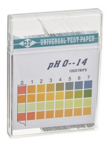 Papel Medicion Ph Profesional 100 Tiras 0-14