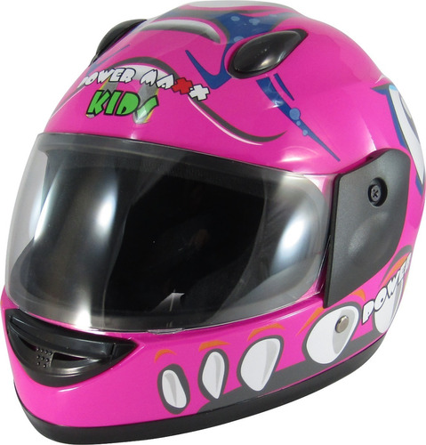 Casco De Moto Para Niño Power Maxx Modelo Bite, Aprobados.