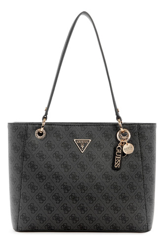 Bolso Guess Noelle Small Noel Tote Con Logo Coal