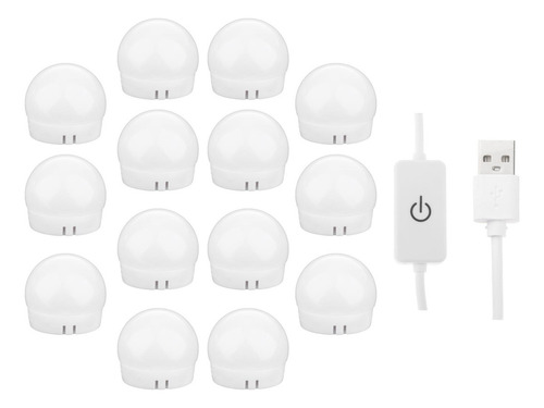Para Luces Led De Espejo De Tocador, 14 Bombillas De Luz