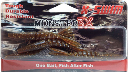 Isca Monster 3x Shad X-swim 9cm Cor Coca Cola