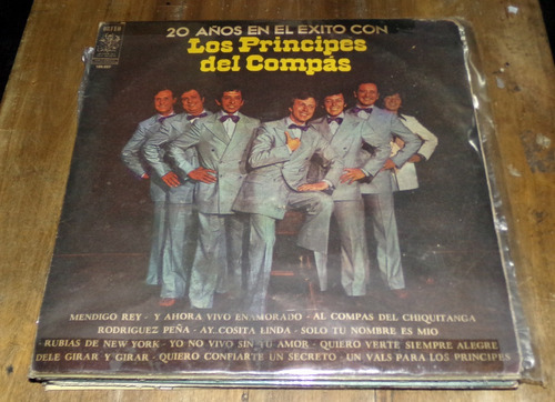 Los Principes Del Compas 20 Años En El Exito Lp Promo Kktus