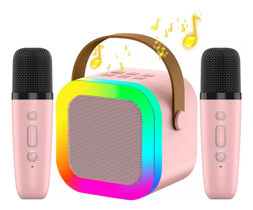 Microfones Sem Fio Bocina Karaoke Infantil 2 Para Crianças
