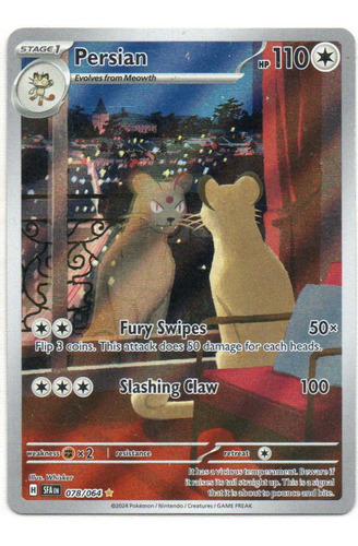 Persian Carta Pokemon Sfa En 078/064 (Usado)
