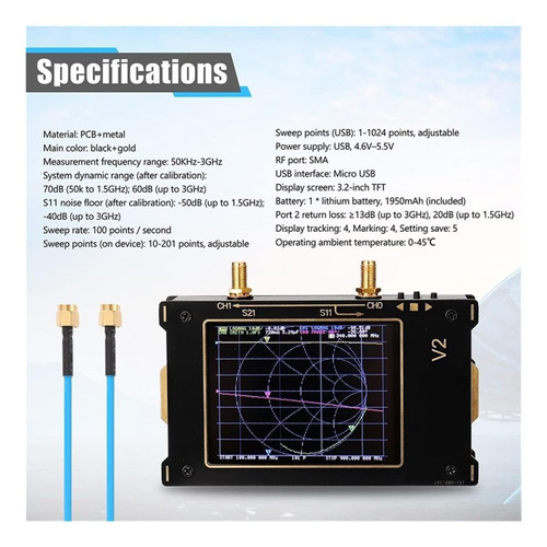 Oscilloscope A-a-2 V2 Vector Network Analyzer Digital 3