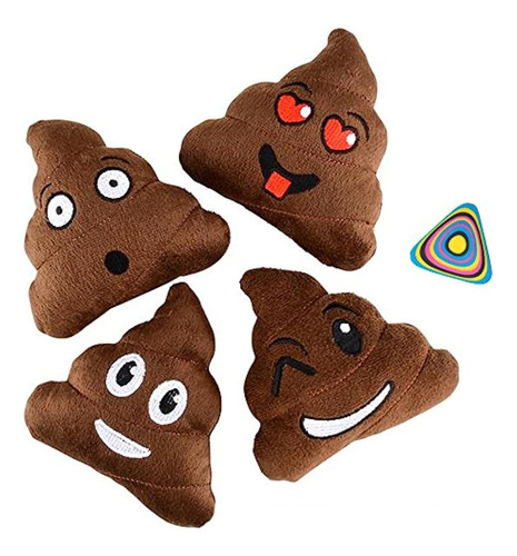 Peluche Diseño De Emoji Caca 5.0in, 12pcs, Shop Zoombie