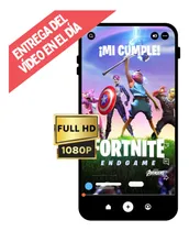 Comprar Invitación Digital Animada De Fortnite - Tiziben Rojo