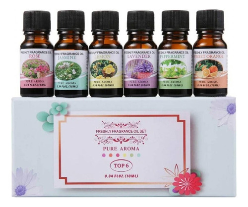 Set 6 Unid Esencia De Humificador Fragancias Aromas Varias