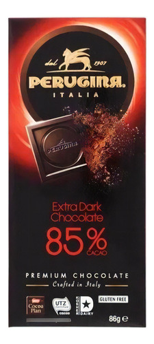 Chocolate Italiano Perugina Extra Dark 85% 86g