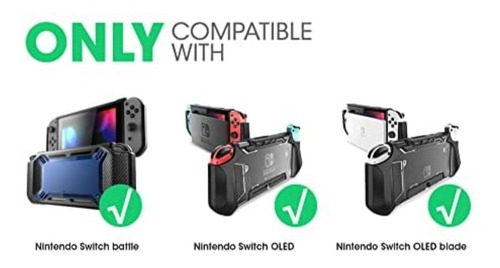 Imagen 2 de 7 de Case Marca Mumba Para Nintendo Switch Antishock Nuevos.