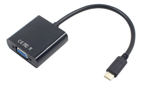 Usb-c Usb3.1 C Para Cable Adaptador Vga Macho A Vga Hembra