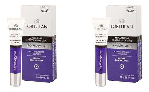 Kit Tortulan Contorno De Ojos  Antiarrugas 15gr X 2 Unidades