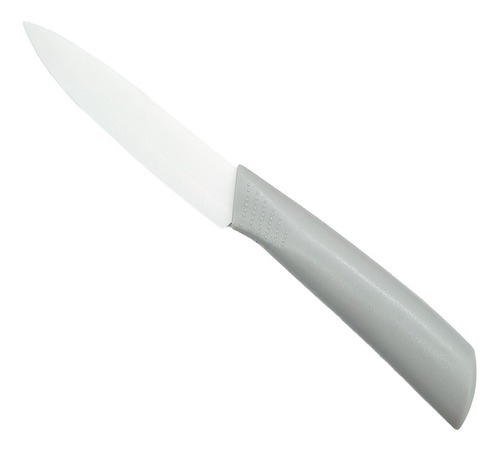 Cuchillo Ceramica Mango Silicona Carne Verduras 20cm Premium