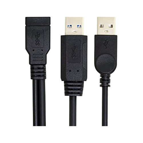 Xiwai Usb 3.0 Mujer A Dual Usb Cable De Extensión De Datos D