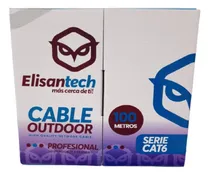 Comprar Bobina De Cable Utp Cat6 Outdoor  100mts Elisantech