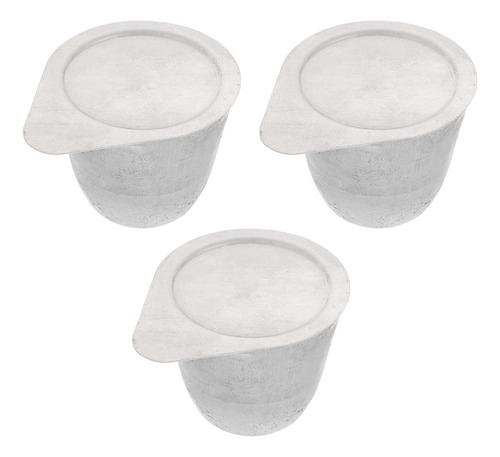 Crisol Cubierto De Fibra, Crisol De Níquel, 3 Piezas