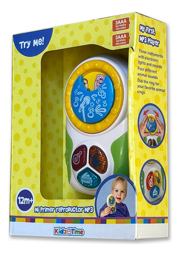 Kidz Time Luz Y Sonido Mi Primer Mp3 - Artículo Para Bebés