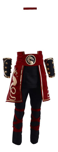 Woshow Disfraz De Cosplay De Liu Kang Disfraz De Traje De Li