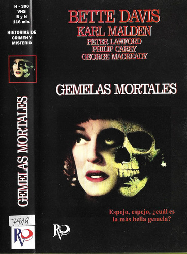 Gemelas Mortales Vhs Dead Ringer Bette Davis Karl Malden