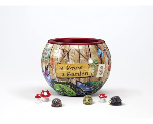 'grow A Garden 3d Flowerpot Puzzle - 80 Peças De Spartan &