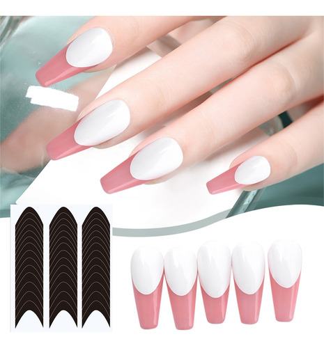 Pasta De Uñas Francesa K French Side Crescent Smile Line V-n