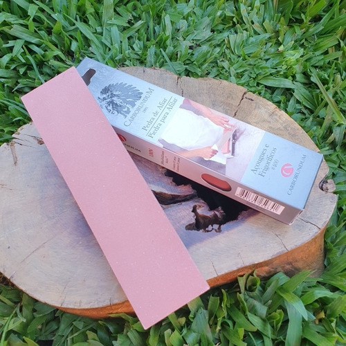 Imagem 4 de 10 de Pedra Para Afiar Carborundum Açougue Profissional Grão 400