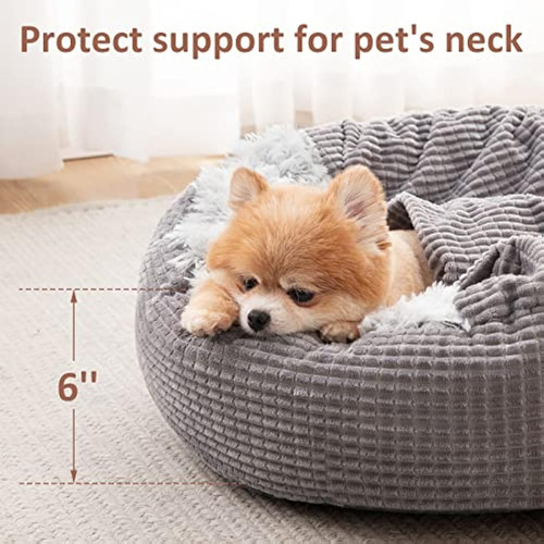 Mixjoy Cama Para Perros Pequeños Con Manta