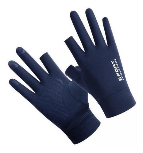 2 Guantes De Seda Helada Para Hombre, Protección Solar De