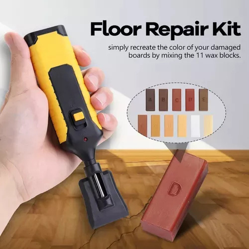 Juego De Herramientas De Cera Para Reparar Pisos De Madera