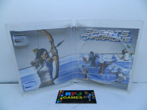 Caixa Vazia S/ Manual Do Sports Champions Do Ps3 - Sem O Cd (Usado)