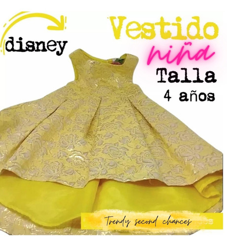 Vestido Formal Disney Princess Bella. La Segunda Bazar