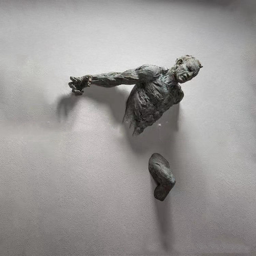 . Figura De Pared 3d Con Esculturas Abstractas, Decoración