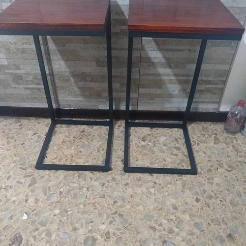 Mesa Arrime Para Sillones Estilo Industrial