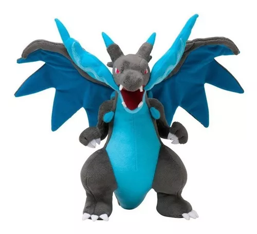 Em promoção! A Takara Tomy 24cm Pokemon Shiny Charizard De Pelúcia Preto  Dragão De Pelúcia Cartoon Macio Boneca De Presente Das Crianças