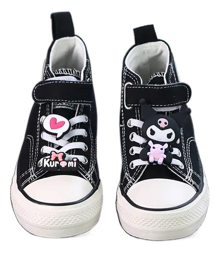 Zapatillas Sanrio Kuromi Para Niñas, Zapatos Altos