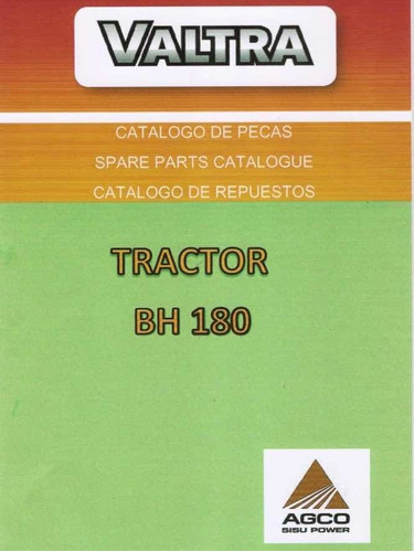 Manual De Repuestos Tractor Valtra Bh180