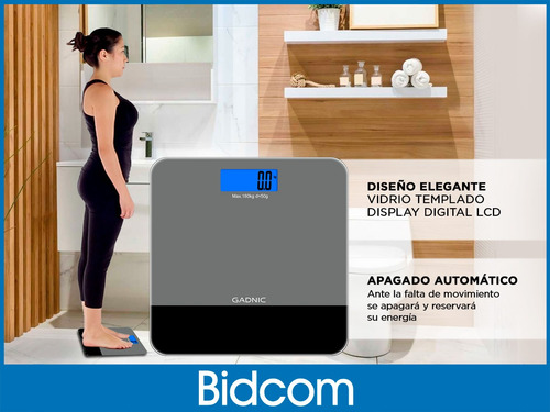 Balanza Corporal De Baño Digital Profesional G02 Kilos Salud