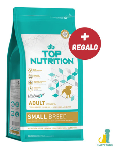 Top Nutrition Adulto Raza Pequeña X 7,5kg + Envio Gratis Z/n