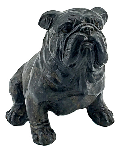 Bulldog Estatua Cifra Buster Escultura Aire Ultima Perro
