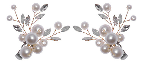 Elegante Broche De Hebilla Para Zapatos Con Perlas Y Diamant