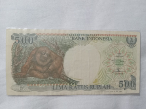 Billete De Indonesia 500 Rupias 