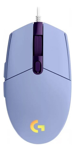 Mouse Logitech G203 Lightsync Gaming Lila