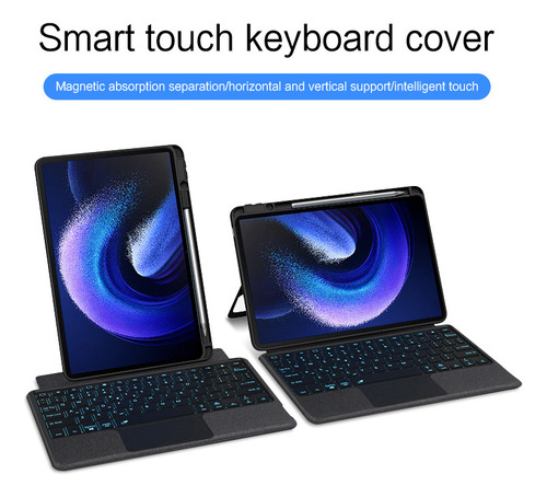 S 5# Funda For Tablet Con Teclado Para Xiaomi Mi Pad 6 Pro/6