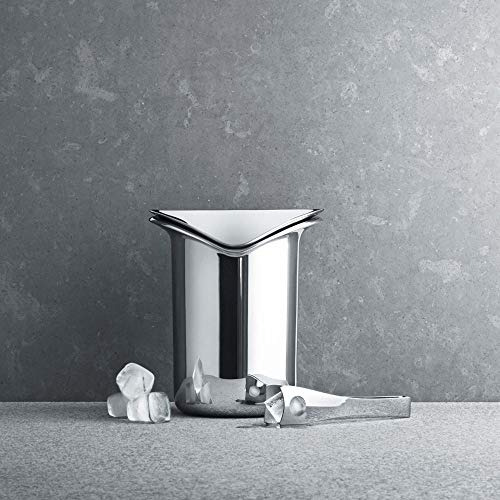 Cubitera Georg Jensen De Acero Inoxidable Con Pinza