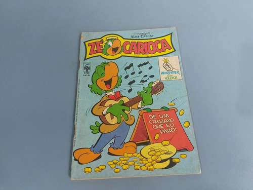 Antigo Gibi Zé Carioca Nº 1799 Editora Abril Disney 1987 (Usado)