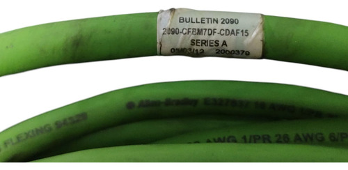 Allen Bradley 2090-cfbm7df-cdaf15 Feedback Cable (Usado)