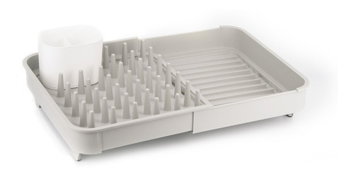 Escurridor De Platos Begônia De Plástico Moderno Gris